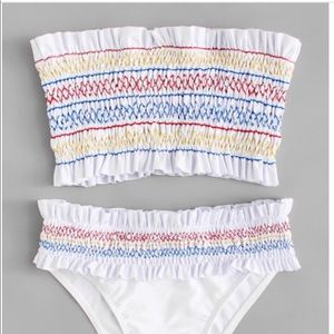 Ruched Bandeau Bikini Set